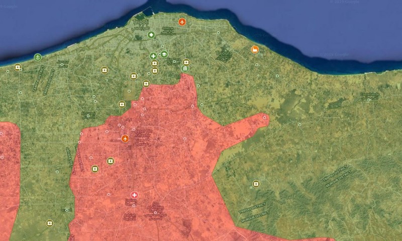 Tổng quan tình hình chiến sự Libya tính đến ngày 30.04.2019.