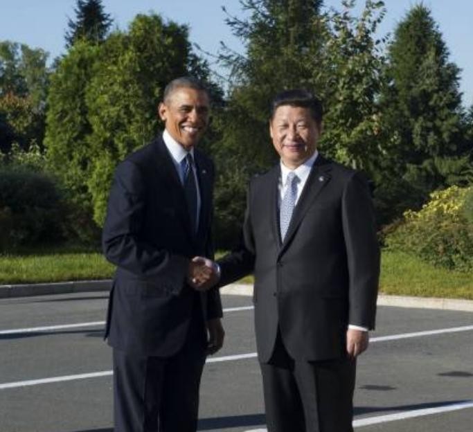 Tổng thống Mỹ Barack Obama và Chủ tịch Trung Quốc Tập Cận Bình. Ảnh: sznews