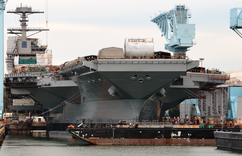 Tàu sân bay USS Gerald R. Ford CVN 78 Mỹ (ảnh tư liệu)