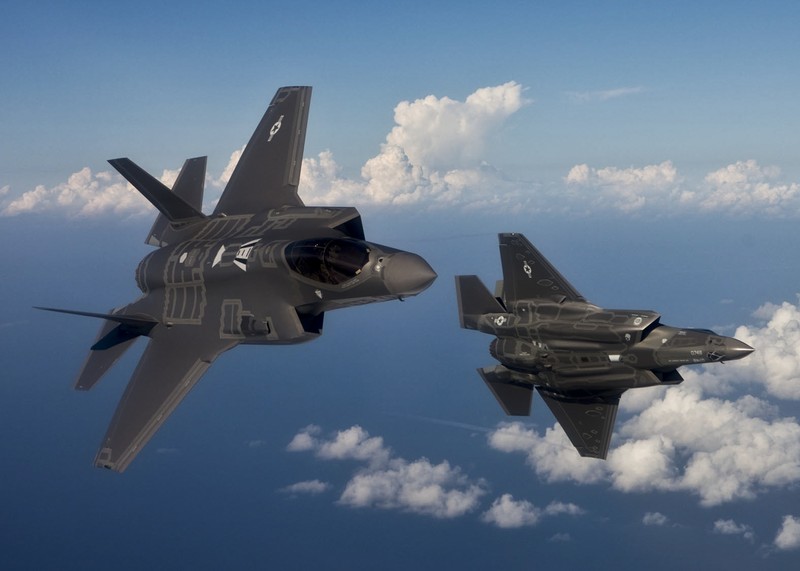 Chiến cơ F-35 do Mỹ sản xuất. 