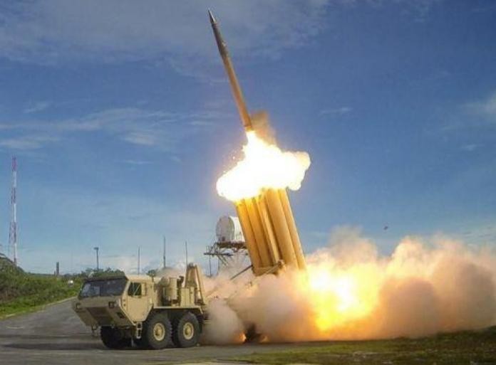 Hệ thống phòng thủ khu vực tầm cao đoạn cuối (THAAD) Mỹ. Ảnh: Thời báo Hoàn Cầu