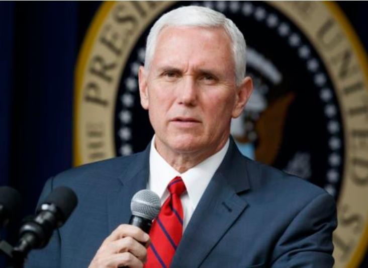 Phó Tổng thống Mỹ Mike Pence. Ảnh: VOA