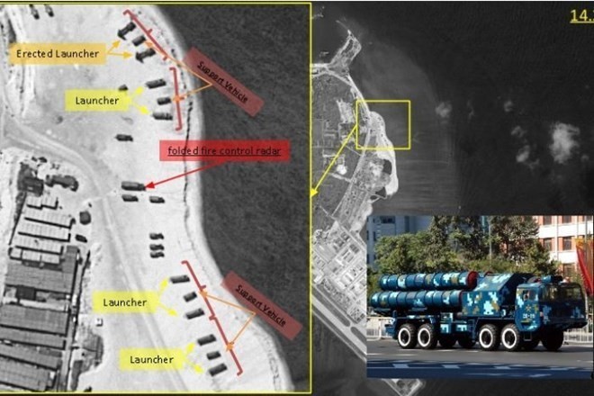 Trung Quốc từng triển khai tên lửa phòng không tầm xa HQ-9 tại Hoàng Sa