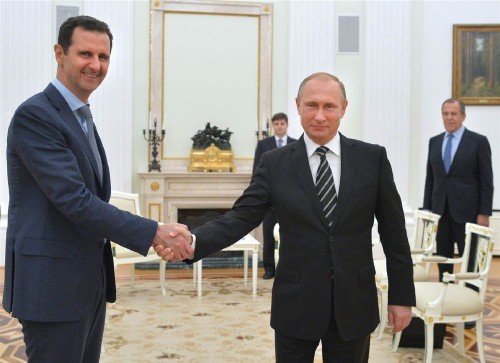 Tổng thống Nga Putin và ông Assad