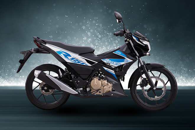 Suzuki Raider R150 Fi có kiểu dáng năng động, thể thao.   