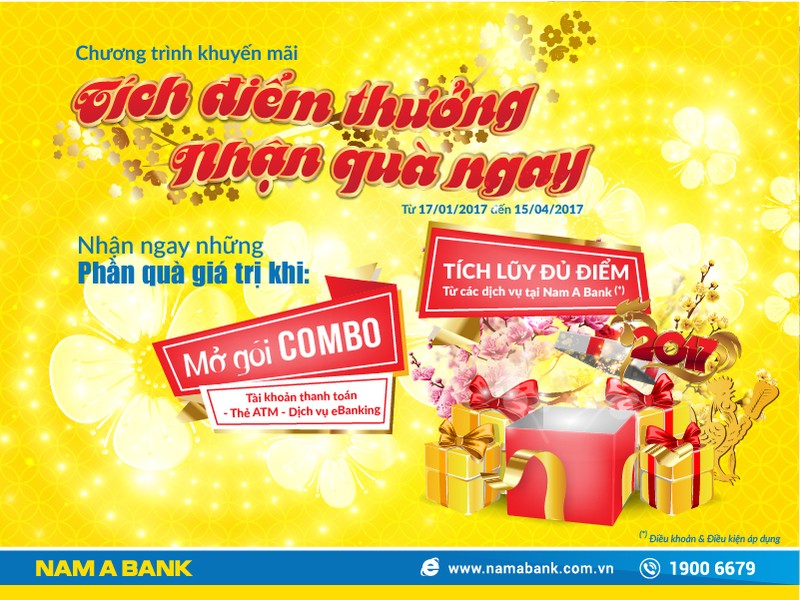 Ngập tràn ưu đãi tại Nam A Bank dịp đầu xuân