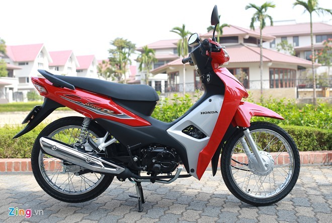 Honda Wave Alpha 110 sở hữu thiết kế thon gọn.