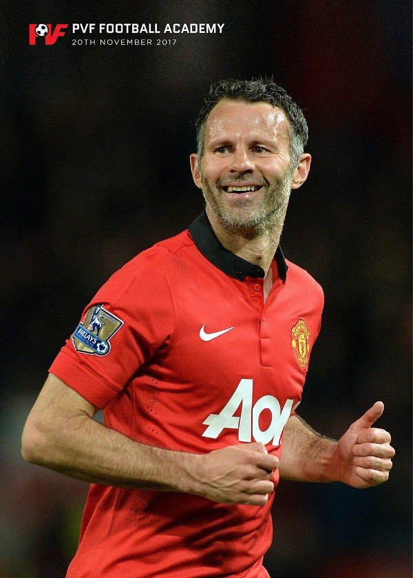 Ryan Giggs – cựu đội trưởng huyền thoại của Manchester United sẽ là Giám đốc Quỹ Đầu tư và Phát triển Tài năng Bóng đá Việt Nam 