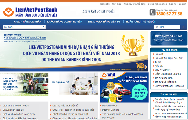 Website LienVietPostBank