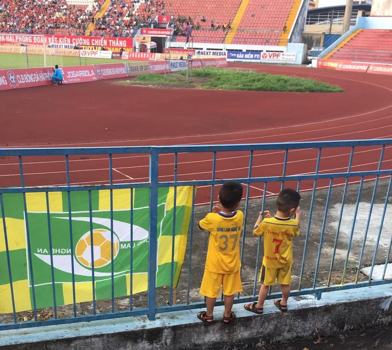 "Chảo lửa sân Vinh" ngày càng nguội lạnh. (ảnh SLNA FC).