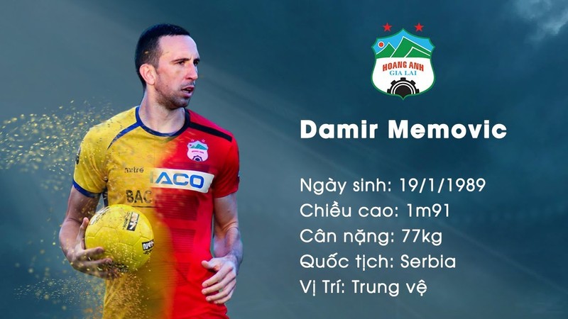 Nỗi nhớ ngoại binh Damir Memovic. Ảnh SLFC