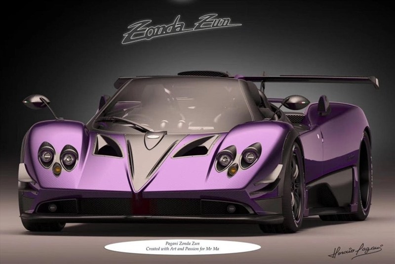 Pagani Zonda Jun bản phác thảo. Ảnh: Carbuzz