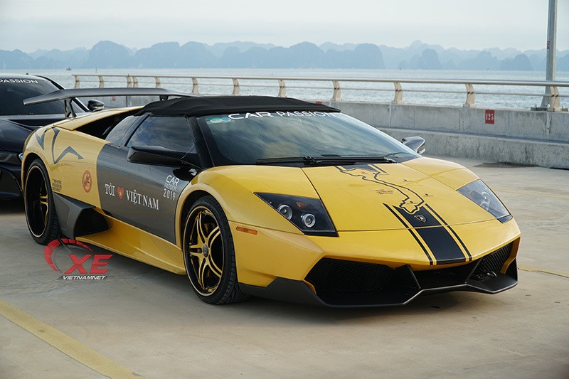 Siêu xe Lamborghini Murcielago LP640 Roadster tham dự Car & Passion 2019 là chiếc duy nhất ở Việt Nam