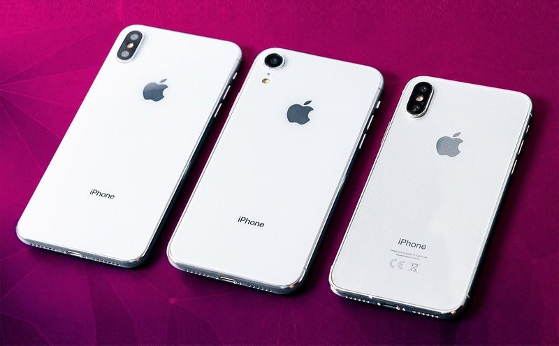 Bộ 3 iPhone ra mắt năm 2018 của Apple (ảnh: JDQW)