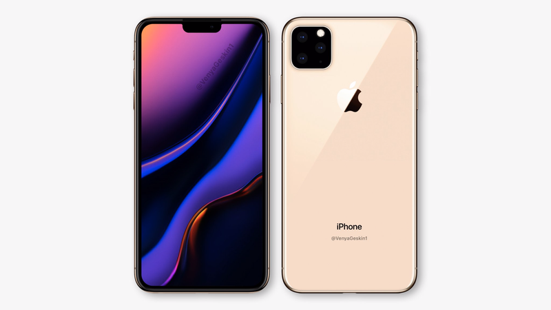 Ảnh dựng iPhone 11 theo tin đồn (CNET)