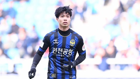 Công Phượng đang khát khao ghi bàn trong màu áo Incheon United (ảnh:Incheon United FC)