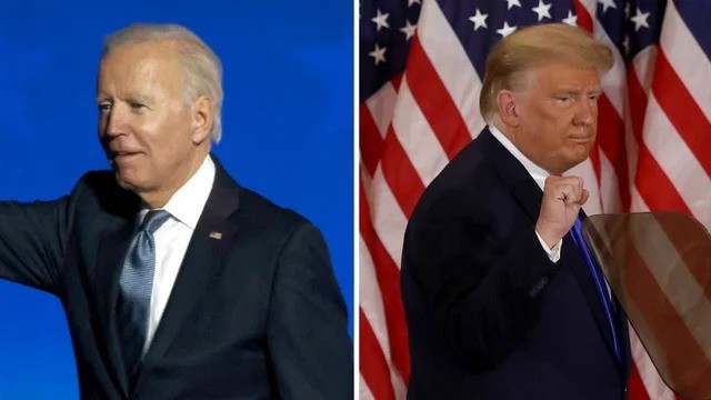 Một cuộc chiến pháp lý có thể nổ ra giữa ông Trump và ông Biden (ảnh: Getty Images)