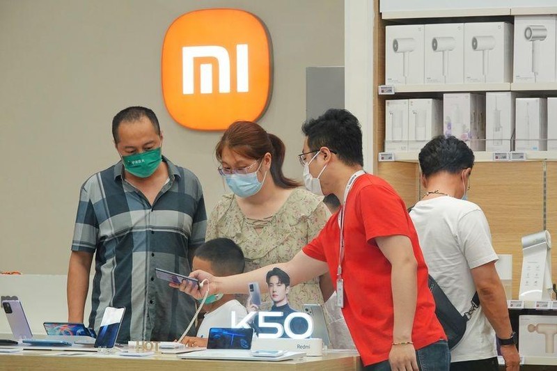 Tập đoàn Xiaomi cho biết họ đã xuất xưởng ít điện thoại thông minh hơn 26% trong quý từ tháng 4 đến tháng 6 so với một năm trước đó (ảnh: Zuma Press)