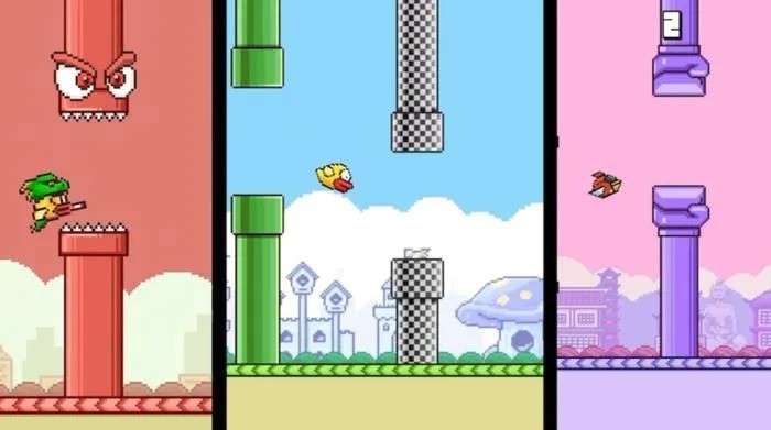 Giao diện Flappy Bird mới với nhiều gameplay