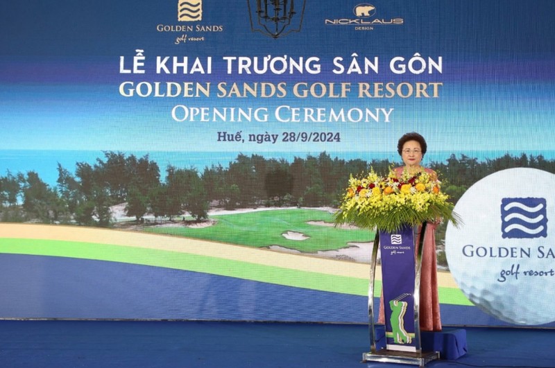 Khai trương tuyệt phẩm sân gôn nơi miền di sản cố đô Huế Golden Sands Golf Resort