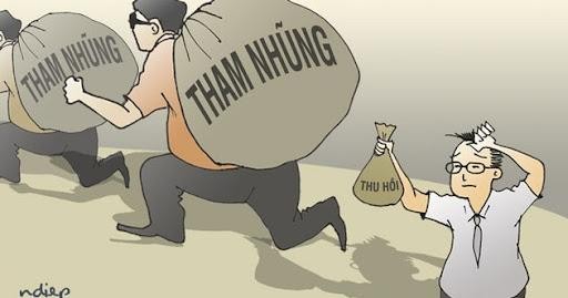 Thu hồi tài sản tham nhũng đạt kết quả quá thấp. (Minh hoạ: Đại đoàn kết)