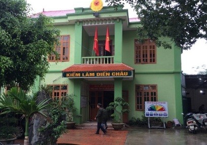 Hạt kiểm lâm Diễn Châu, nơi ông Nguyễn Trọng Lễ công tác. Ảnh: Nghĩa Đàn