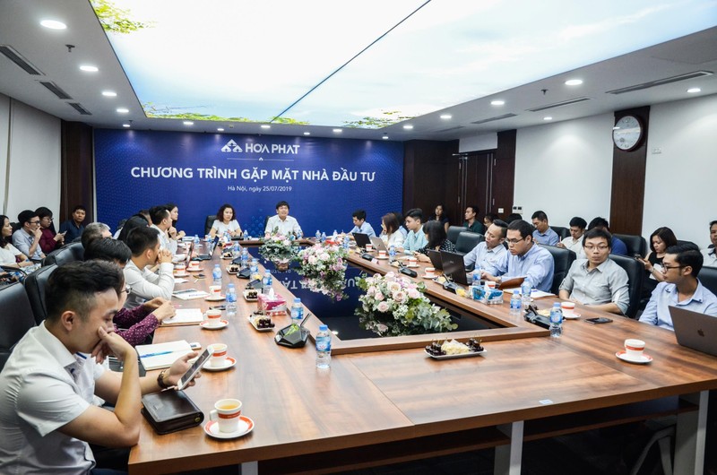 Buổi Gặp mặt nhà đầu tư do HPG tổ chức vào chiều 25/7/2019.