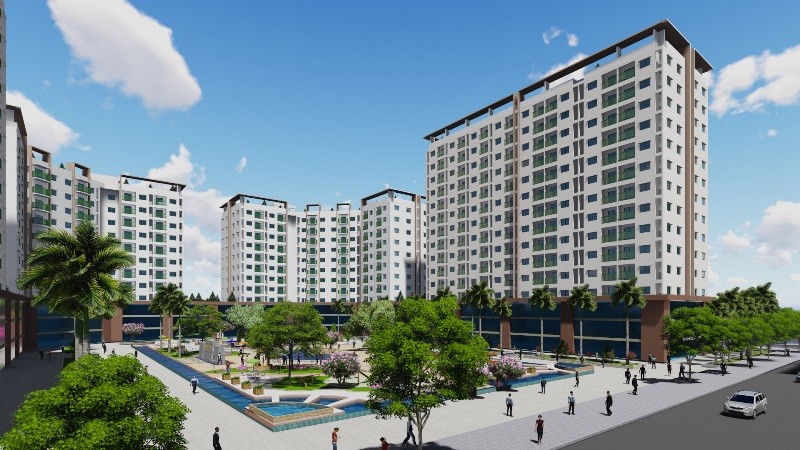 Phối cảnh dự án Golden City (Nguồn: HQC)