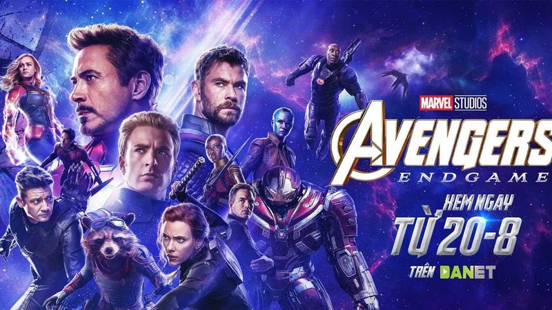 Bộ phim có doanh thu cao nhất mọi thời đại “AVENGERS: ENDGAME” đã chính thức phát sóng tại Việt Nam.