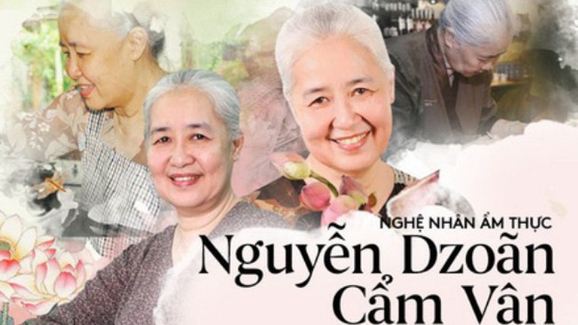 Nghệ nhân ẩm thực Nguyễn Dzoãn Cẩm Vân (Ảnh: CafeF)