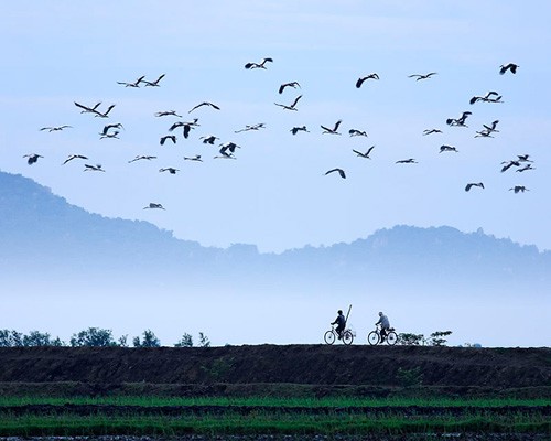 “Les sourires du Vietnam” (Những nụ cười Việt Nam) mang đến cho người xem những hình ảnh tuyệt đẹp về phong cảnh, đất nước, con người Việt Nam (ảnh minh họa)