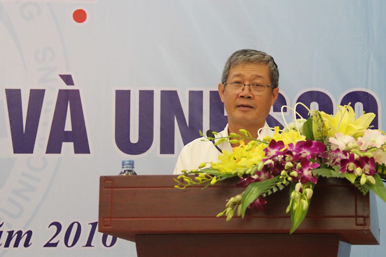 Thứ trưởng Nguyễn Thành Hưng phát biểu tại hội nghị