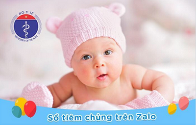 Giao diện dự án sổ tiêm chủng cho trẻ tại Zalo.