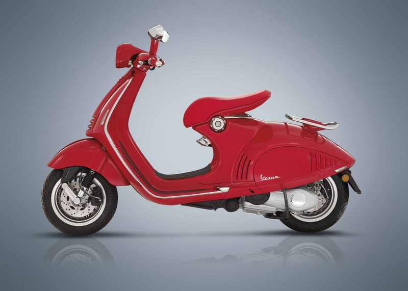 Vespa 946 RED được thiết kế như một nét đặc trưng độc đáo của Vespa. Ảnh: Piaggio Việt Nam.