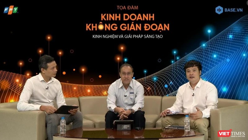 Hội thảo Kinh doanh không gián đoạn diễn ra trực tuyến.