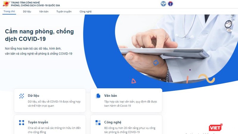 Cẩm nang điện tử có địa chỉ tại covid19.mic.gov.vn