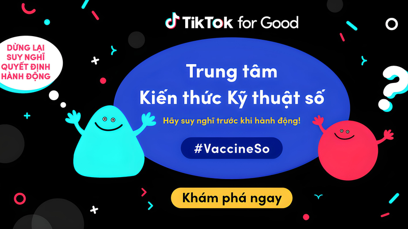 Trung tâm Kiến thức Kỹ thuật số là cổng thông tin tích hợp, tập trung tất cả các sáng kiến giáo dục của TikTok.