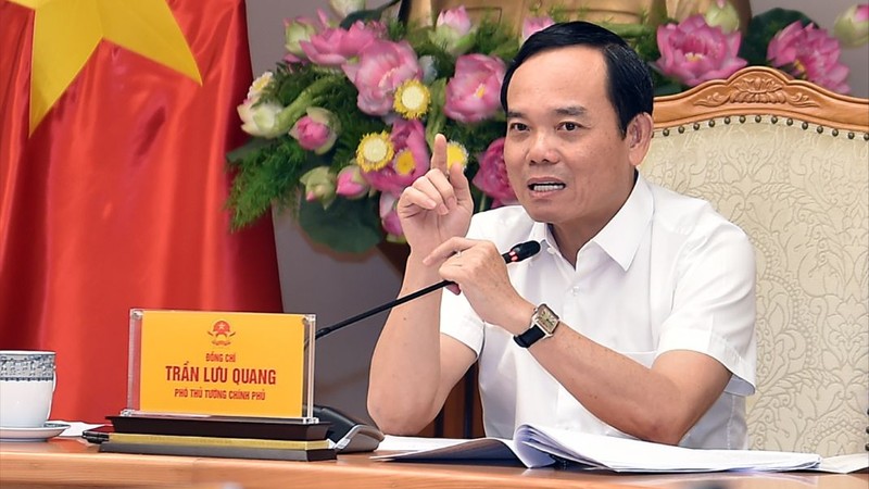 Phó Thủ tướng Trần Lưu Quang chủ trì phiên họp.