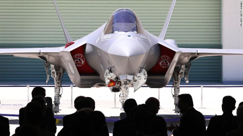 Mẫu F-35A được lắp ráp tại Nhật Bản (Ảnh: CNN)