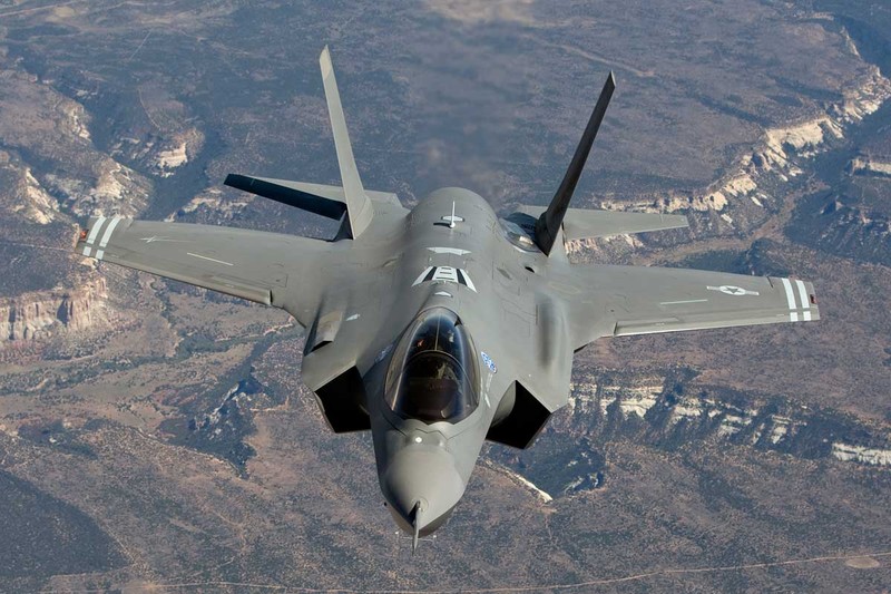 Mẫu phi cơ chiến đấu F-35B Lightning cuar Lockheed Martin (Ảnh: AP)