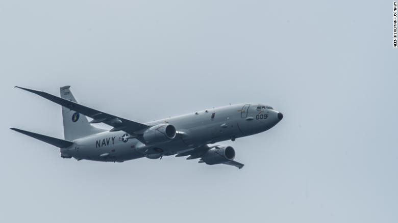 Máy bay do thám P-8A Poseidon của Mỹ (Ảnh: CNN)