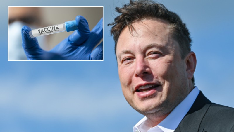 Tỷ phú Elon Musk tuyên bố ông và gia đình sẽ không tiêm vaccine ngừa COVID-19 (Ảnh: RT)