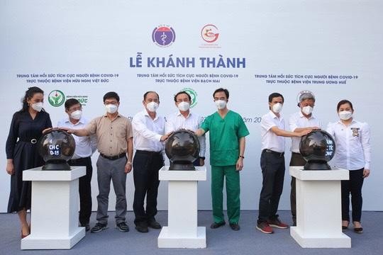 Khánh thành 3 trung tâm hồi sức tích cực bệnh nhân Covid-19 tại Tp. HCM 