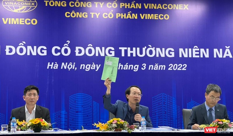 Chủ toạ đoàn AGM 2022 của Vimeco.