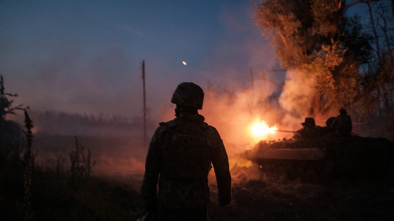 Xe chiến đấu bộ binh BMP-2 của Ukraine (Ảnh: Getty)