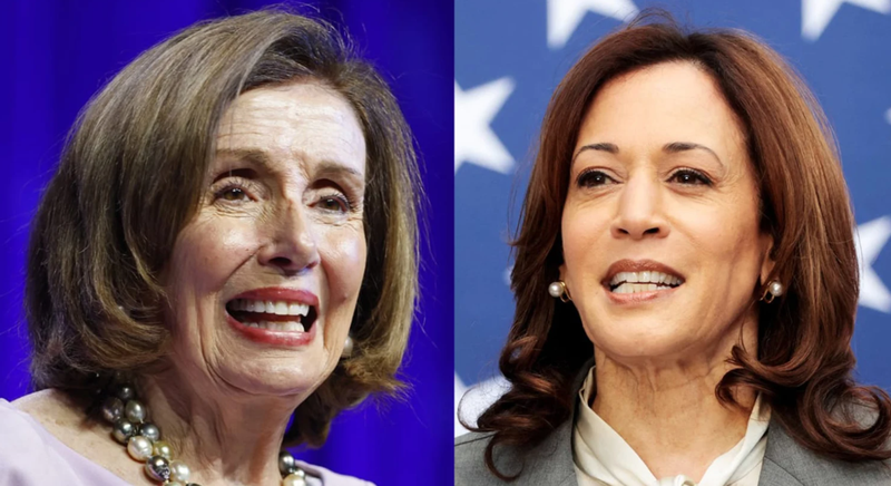 Bà Kamala Harris đã nhận được sự ủng hộ của cựu Chủ tịch Hạ viện Nancy Pelosi (Ảnh: MSNBC)