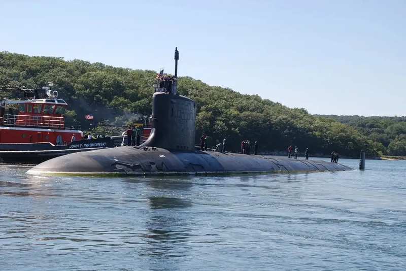 Tàu ngầm USS Virginia được cho là đã bị vướng vào lưới đánh cá của ngư dân Na Uy (Ảnh: Hải quân Mỹ)