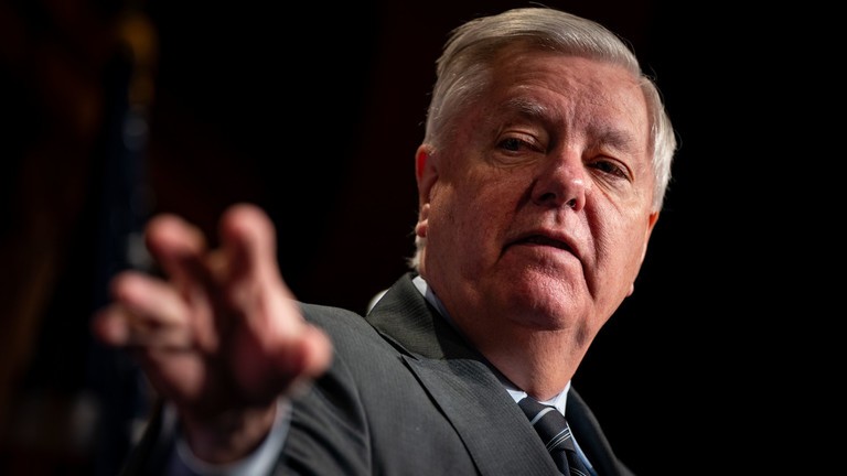 Thượng nghị sĩ Mỹ Lindsey Graham. Ảnh Getty