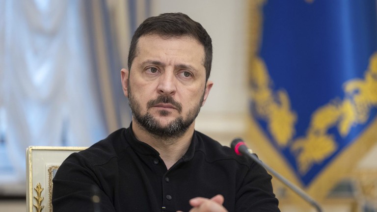 Tổng thống Ukraine Volodymyr Zelensky. Ảnh: RT.