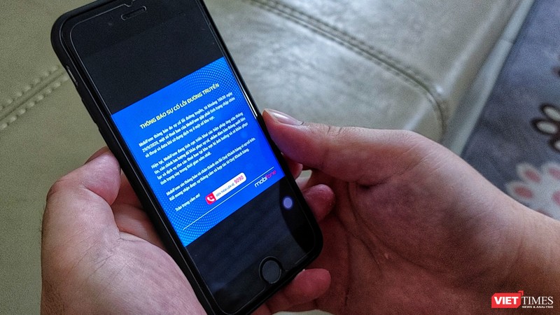Hàng loạt thuê bao MobiFone gặp trục trặc về mạng tử 16h30 chiều nay.